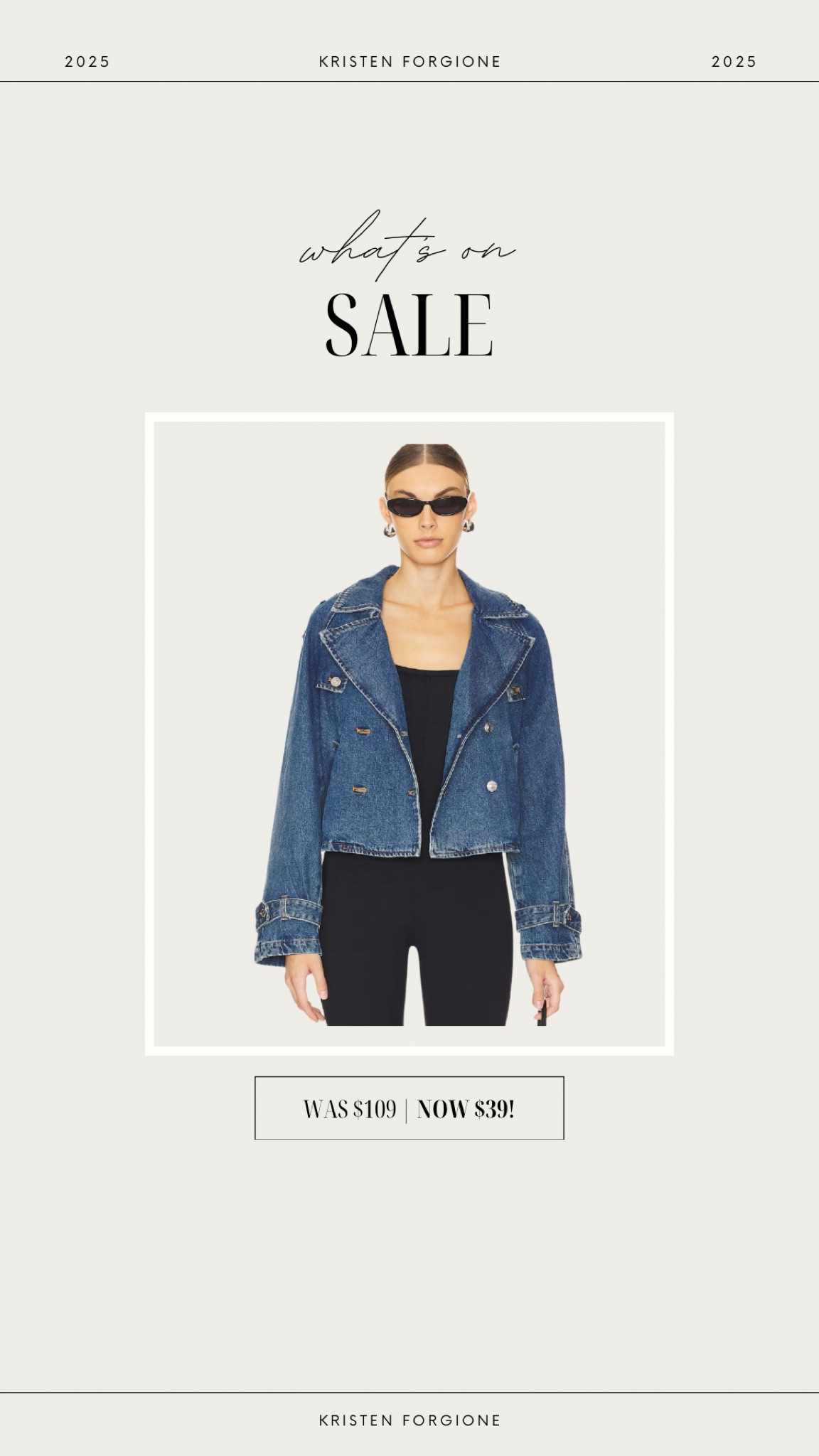 What a deal!!! I need this denim jacket and it’s on sale! Was $109 NOW $39! From Revolve 

#LTKStyleTip #LTKSaleAlert #LTKFindsUnder50