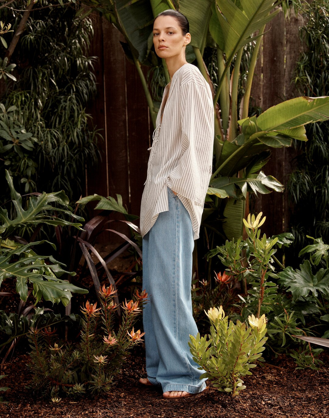 The Harlow Wide-Leg Jean in Beachwood Wash | Madewell