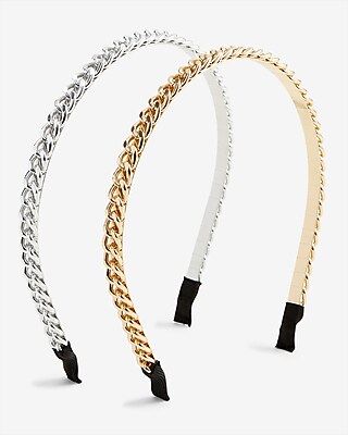 2 Pack Chain Headbands | Express