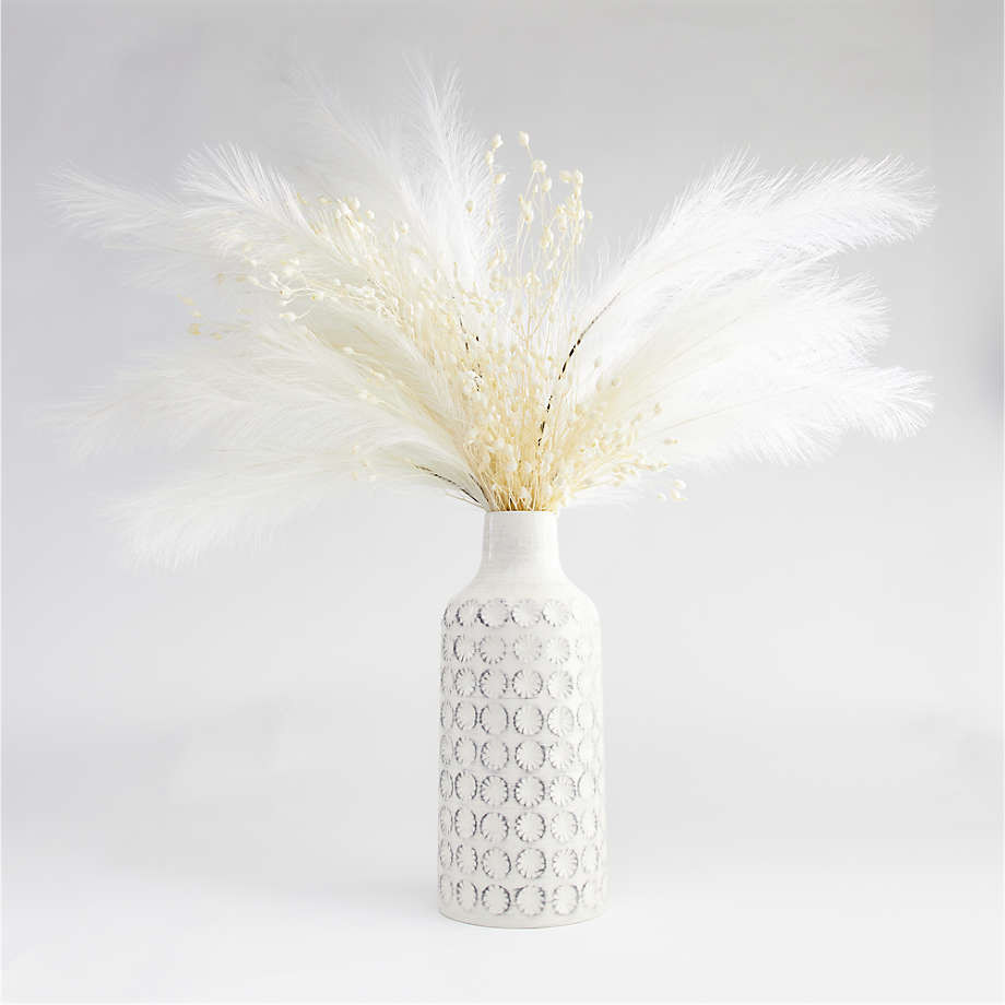 Faux Taupe Pampas Grass Bunch 45" | Crate & Barrel | Crate & Barrel