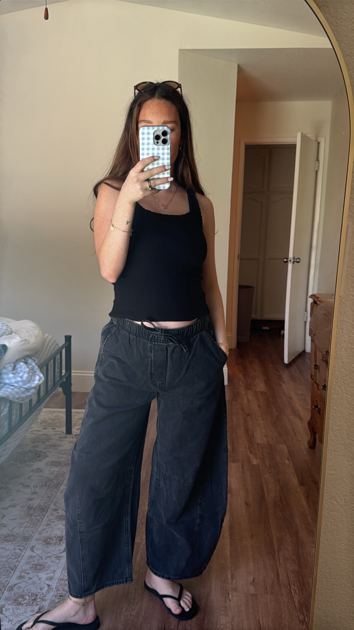 perfect pregnancy friendly jeans 

#LTKBump