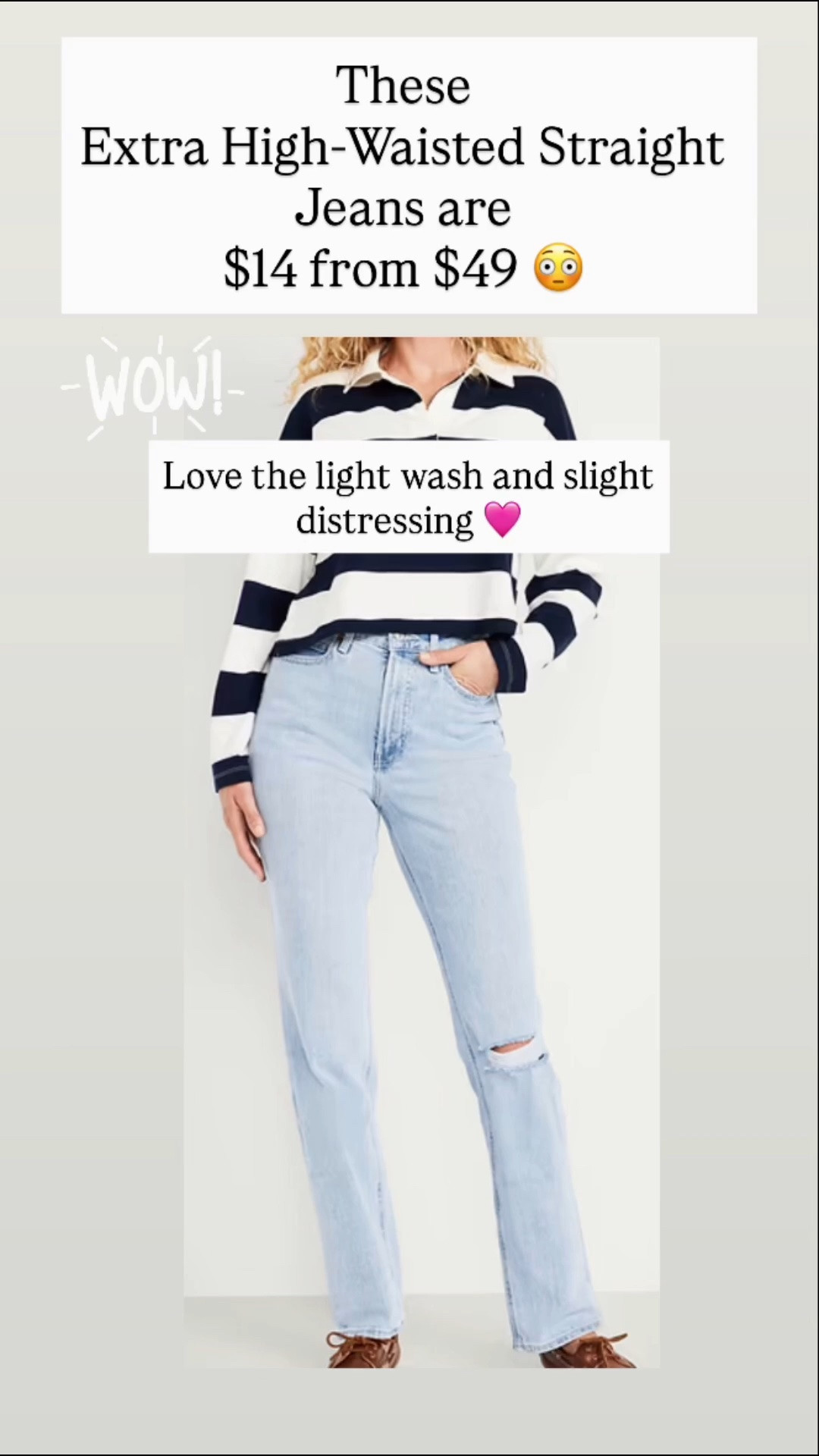 High waisted straight jeans for women

#LTKSaleAlert