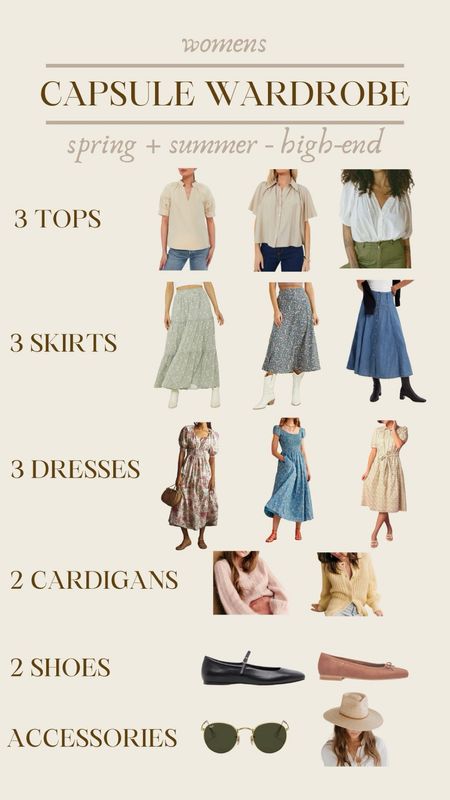 Spring Capsule Wardrobe - Womens spring outfits - modest outfits 

#LTKstyletip