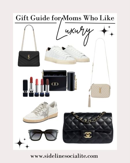 Gift guide: for moms you want to splurge on that like luxe things! From must have bags and sneakers perfect for a mom on the go  

#LTKitbag #LTKHoliday #LTKSeasonal