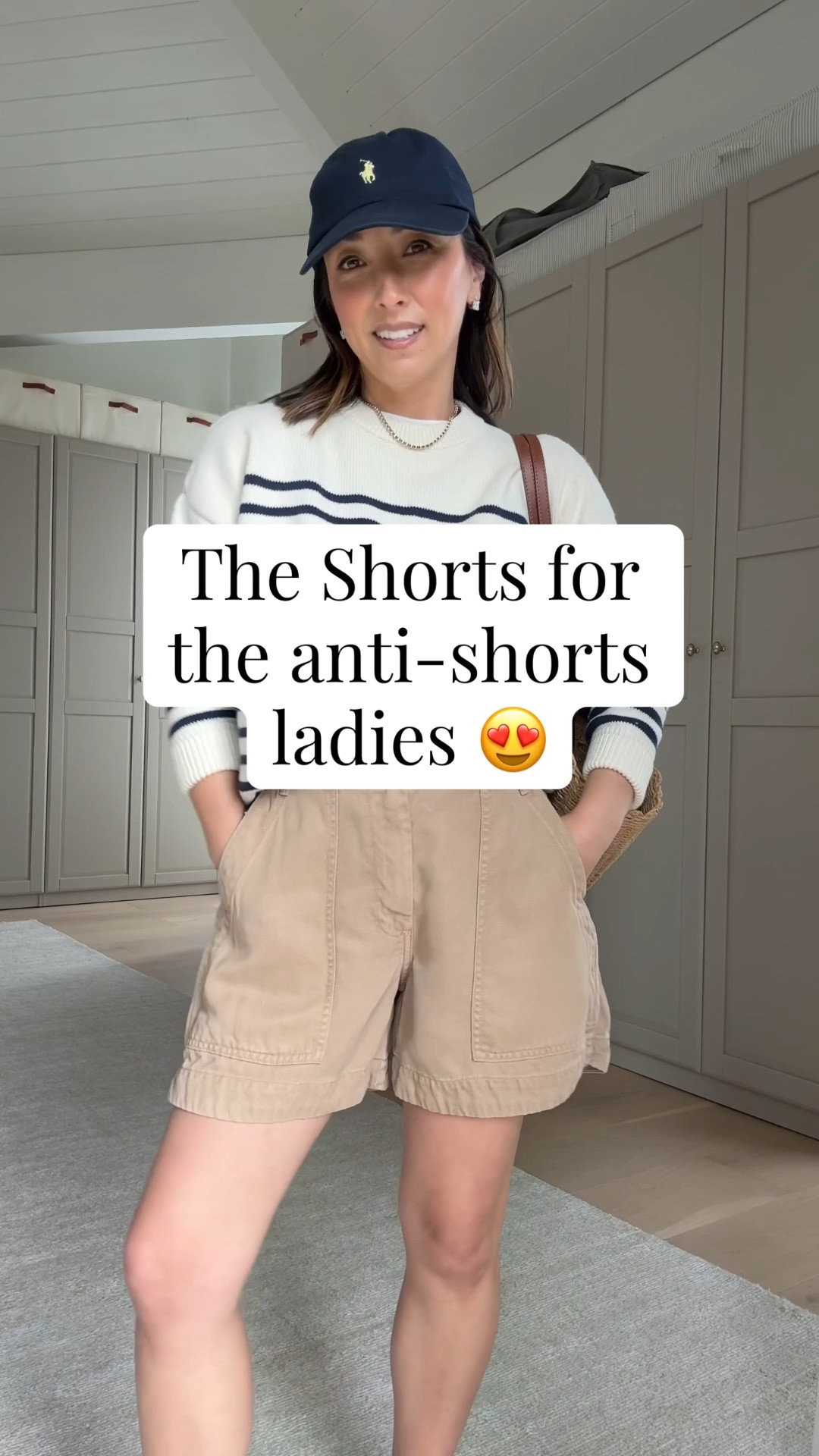 The shorts for my anti-shorts ladies. These are so soft, drapey, and roomy!

Minnow sweater small - size up
Everlane shorts 2 - run big
J.crew tote
Amazon socks
Zara sneakers 6
Polo hat 
Dorsey James necklace 15”
Dorsey earrings medium 

#LTKmomlife #LTKPetite #LTKgrwm