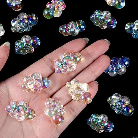 Sibba 20 Pcs Tiny Fake Bubbles for Dollhouse Mini Bathtub, Fake Bubble Clusters Dollhouse Accesso... | Amazon (US)