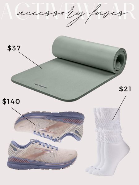 Activewear Accessory Faves - Activewear - Workout Accessories - Fitness - Amazon Activewear - Brooks Tennis Shoes - Yoga Mat 

#LTKstyletip #LTKfit