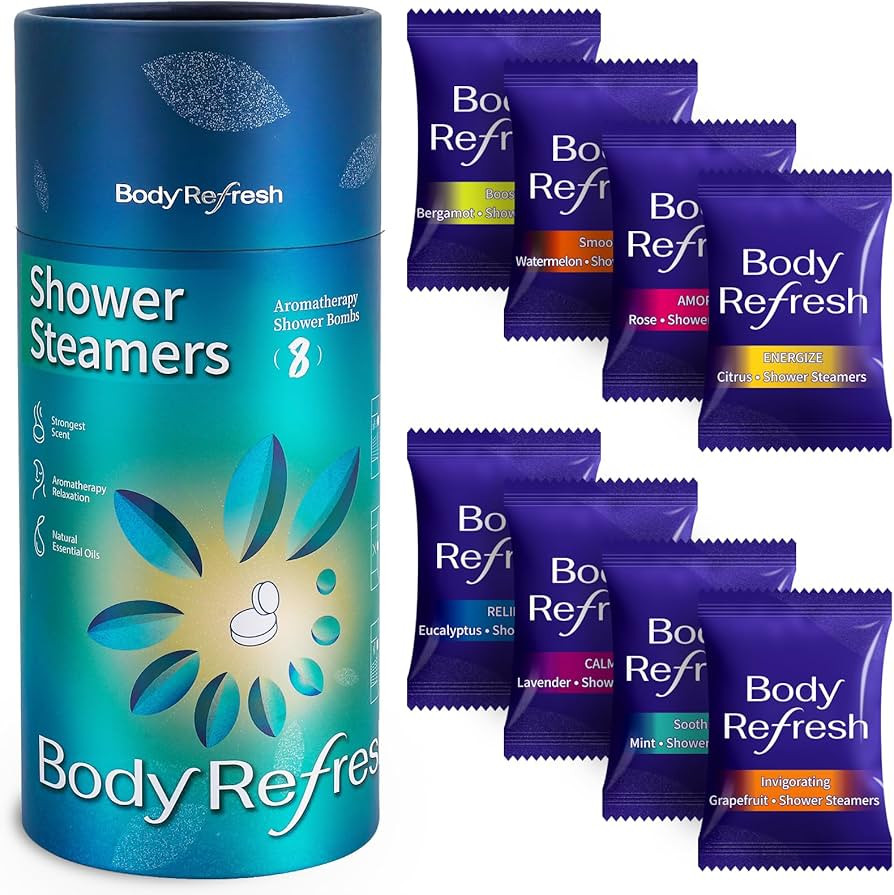 Shower Steamers for Men - 8 Pack Shower Bombs with Essential Oils, Birthday Gifts for Men Who Hav... | Amazon (US)