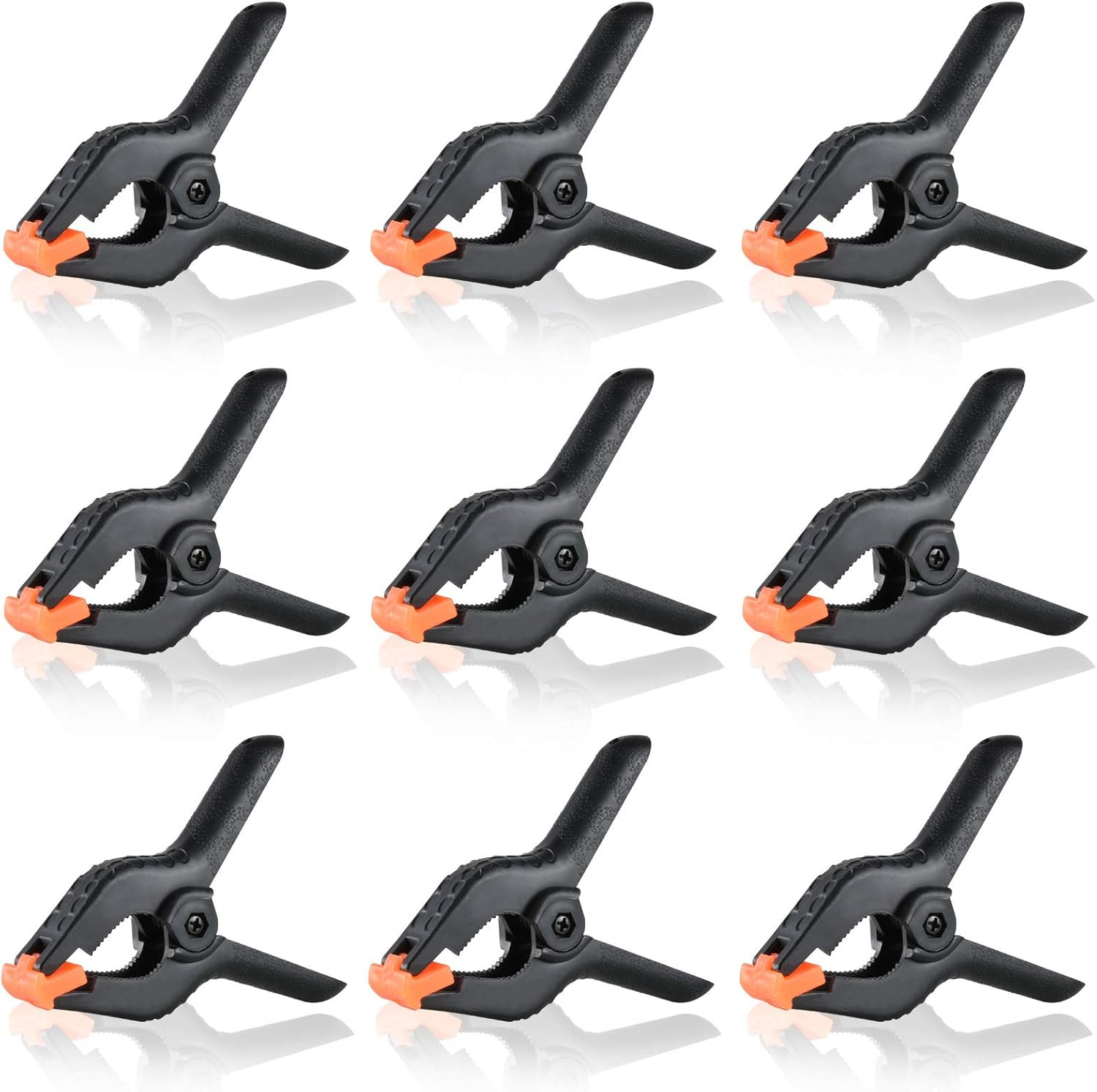 NIECHO 9-Pack 4.5 inch Heavy Duty Spring Clamps,Muslin Backdrop Background Clips for Photography ... | Amazon (US)