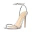 LISHAN Women's Sparkly High Heels Rhinestones Ankle Buckle Sandals | Amazon (US)