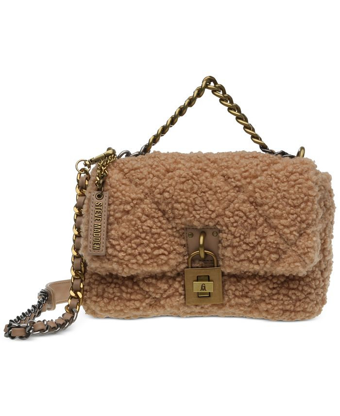 Steve Madden BTerra-G Sherpa Crossbody & Reviews - Handbags & Accessories - Macy's | Macys (US)