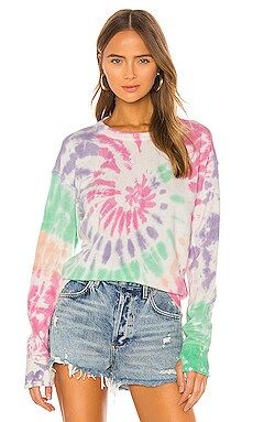 n:philanthropy Kojak Sweatshirt in Pink Panther Spiral from Revolve.com | Revolve Clothing (Global)