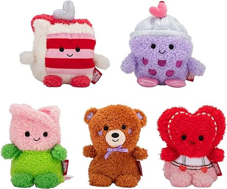 BumBumz 4.5-inch SweetBumz Series III Plush 5-Pack - Collectible Stuffed Toys - Valentine Collect... | Amazon (US)