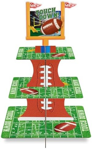 Gatherfun Football Touchdown Cupcake Stand - for Football Theme Birthday & Tailgate Party, Footba... | Amazon (US)