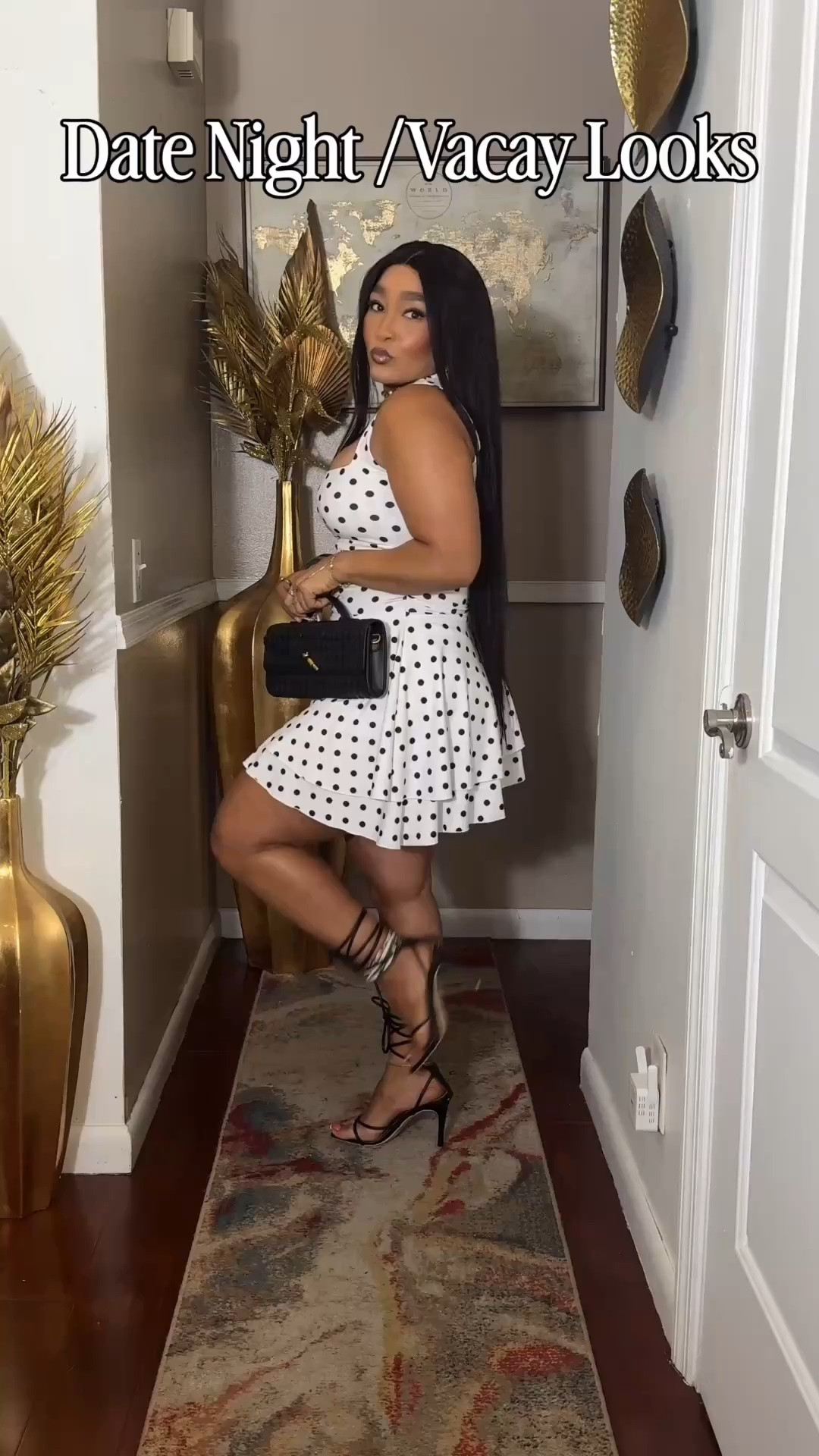 Date night / vacay looks! Here’s two looks that can double for date night or vacation looks. Polka dots are definitely doing their thing right now. This polka dot dress is super flirty with the ruffles and ruched waist detailing. This black dress is an all around keeper. Perfect for drinks, dinner or special occasion. 
Dresses: Medium

#LTKootd #LTKgrwm #LTKSeasonal