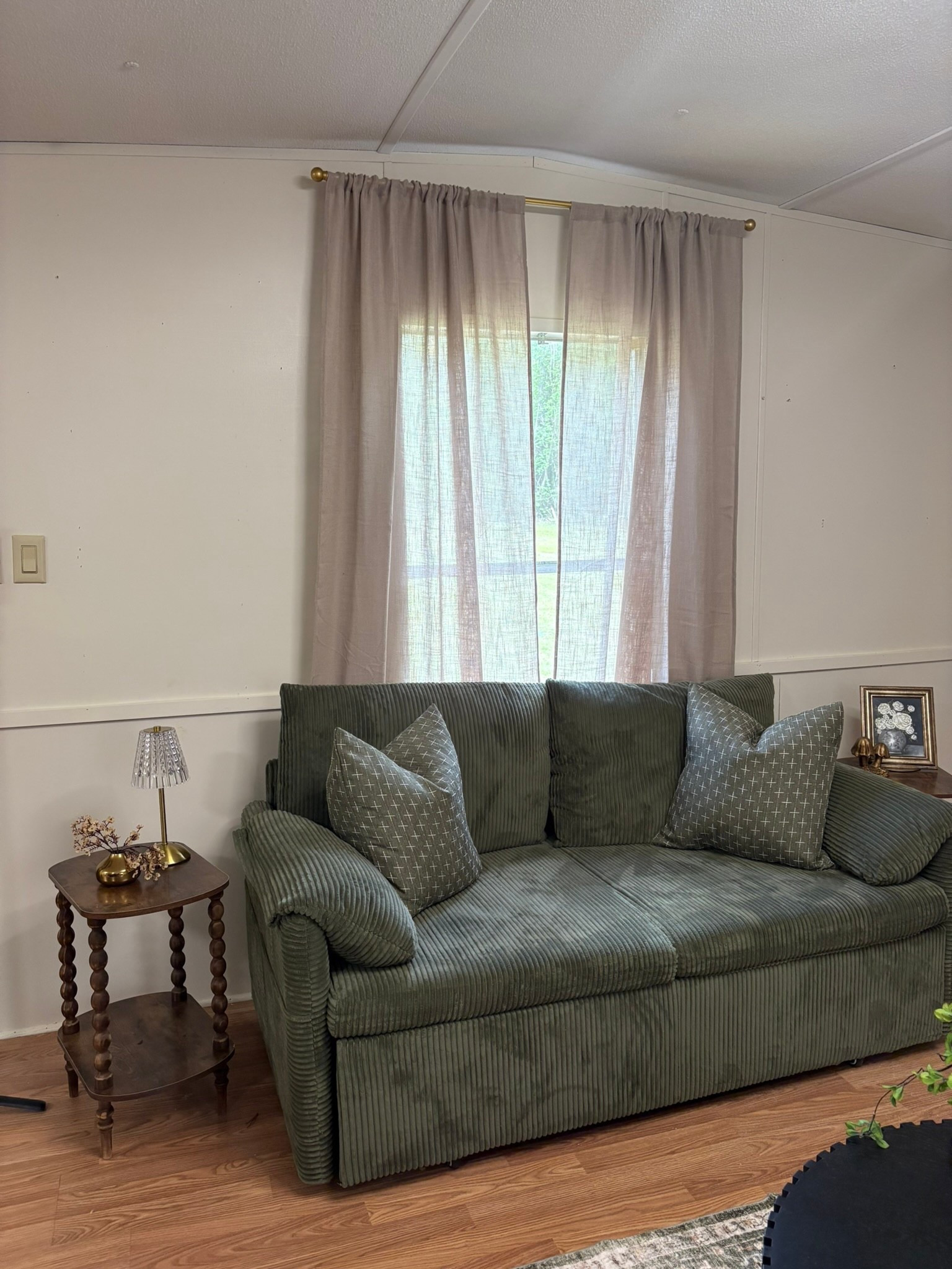 This couch pulls out into a bed! 

#LTKHome