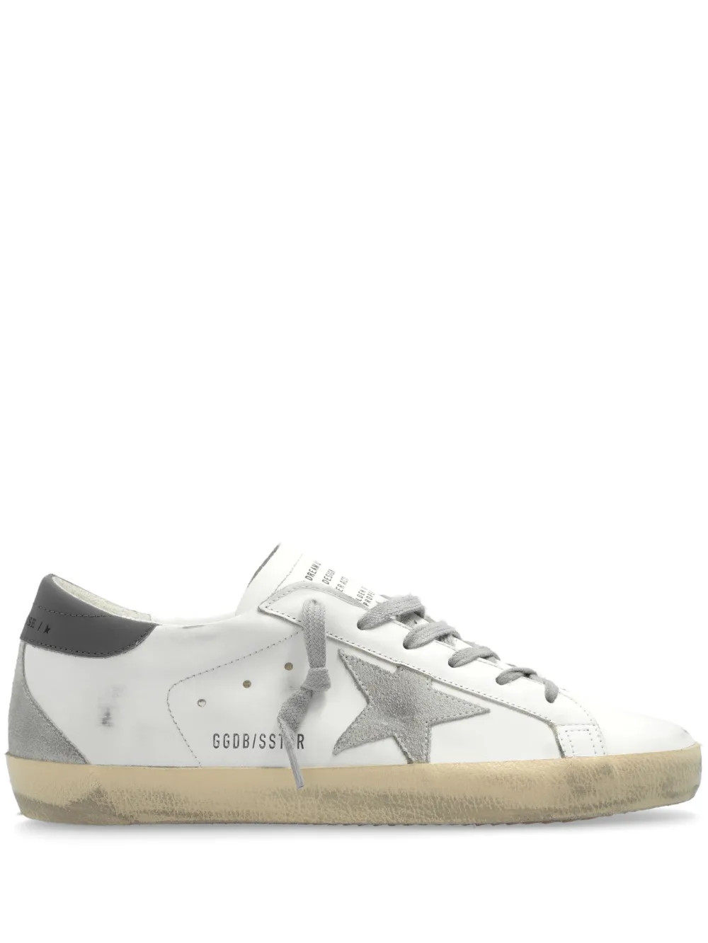 Golden Goose Super-star Distressed Leather Sneakers | White | FARFETCH | Farfetch Global