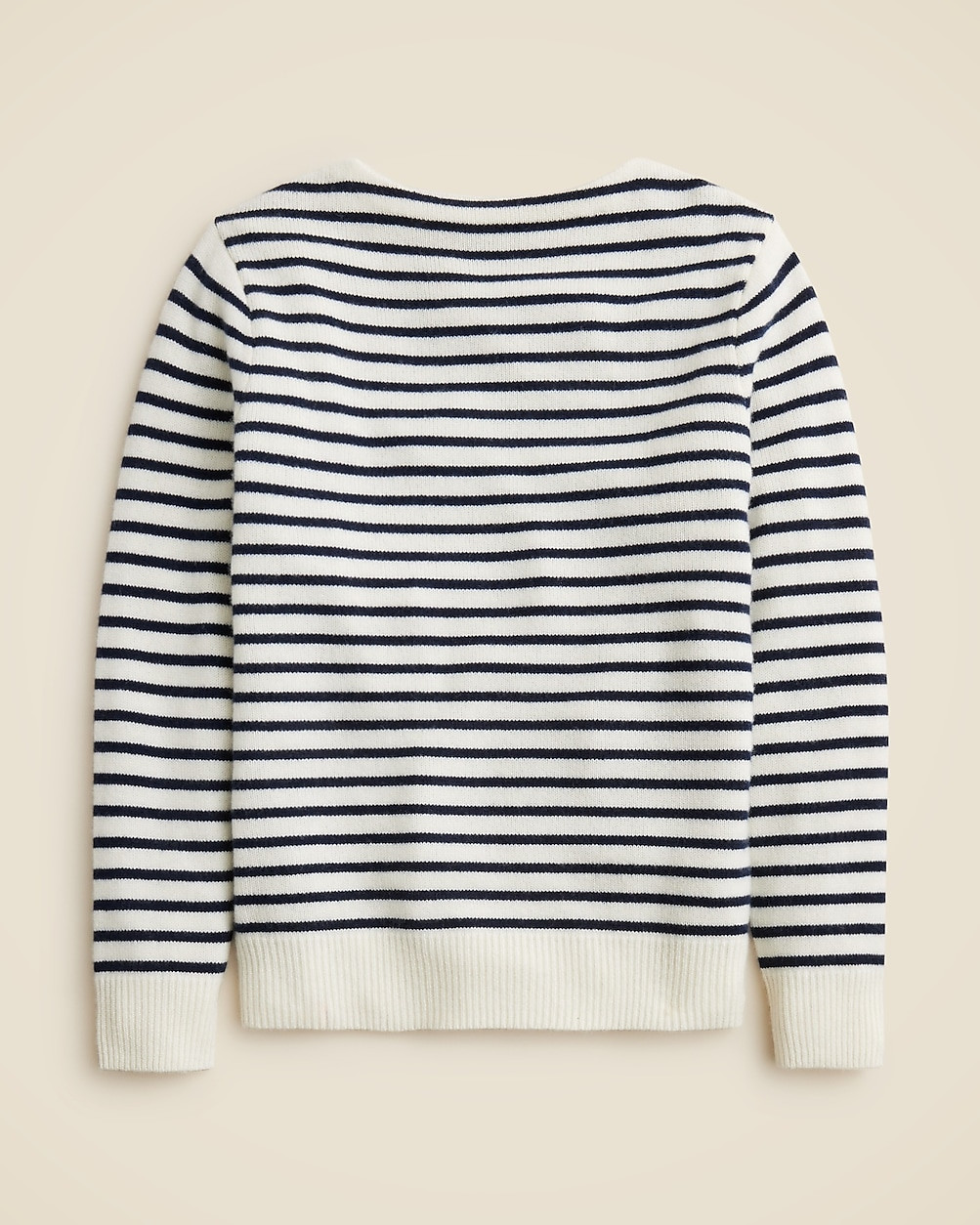 Midweight cashmere boatneck sweater in stripe | J. Crew US