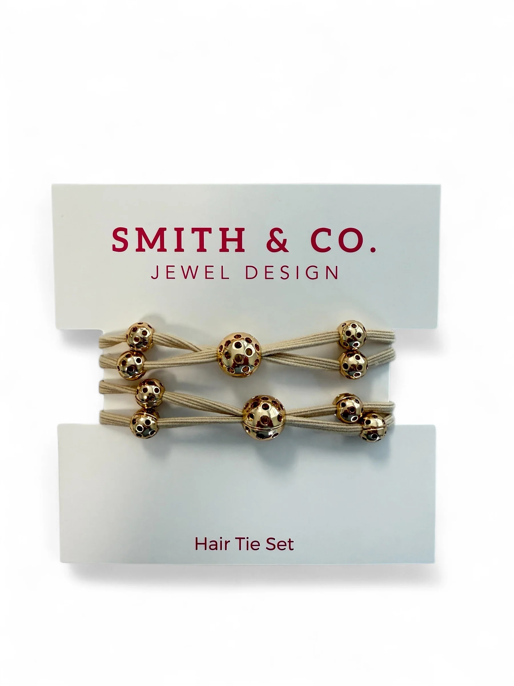 Baller Band Hair Tie Set - Cream | Smith and Co. Jewel Design