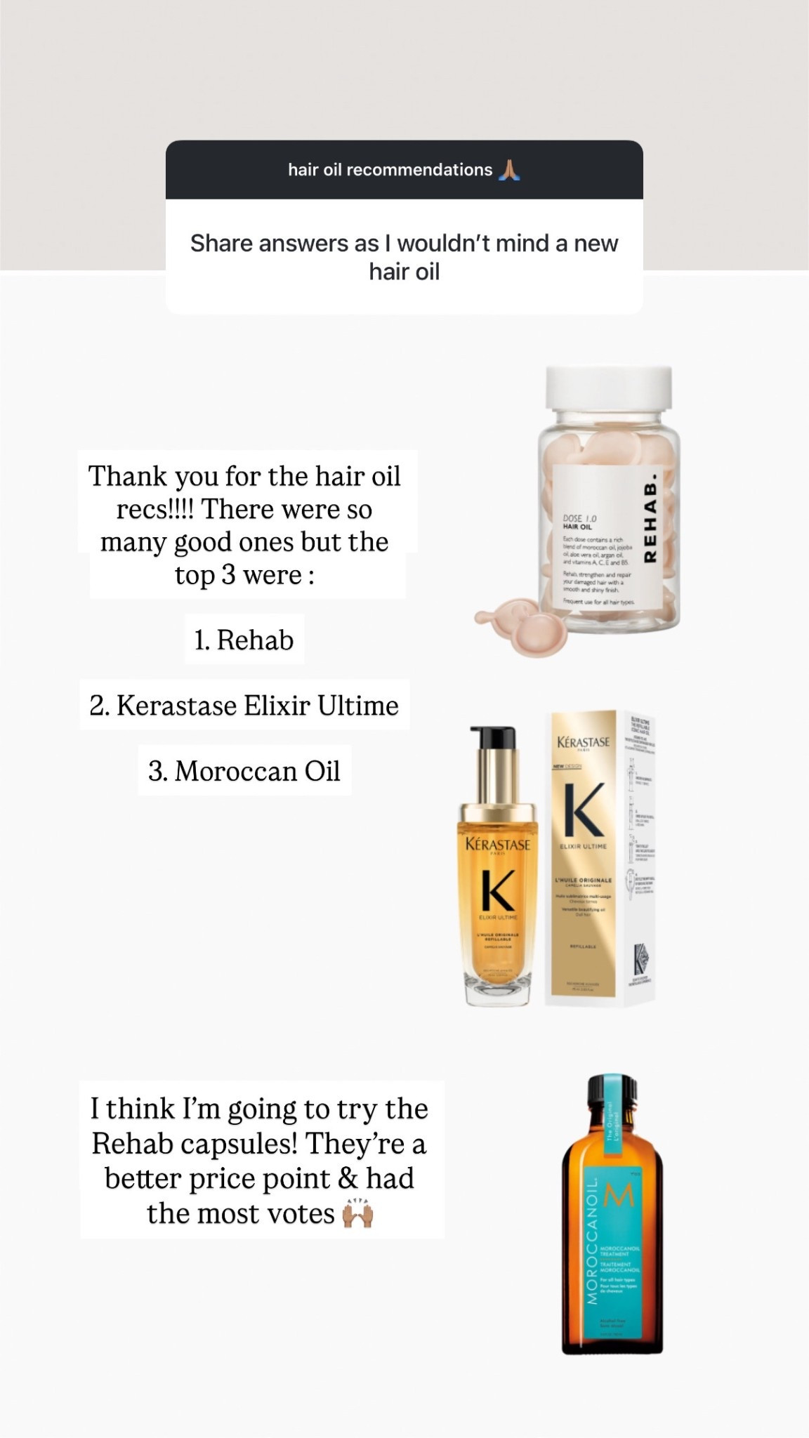 Top hair oil recommendations 🫶🏽

#LTKeurope #LTKbeauty #LTKspring