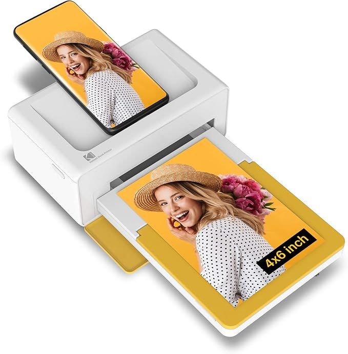 Kodak Dock Plus 4x6” Portable Instant Photo Printer (2021 Edition), Compatible with iOS, Androi... | Amazon (US)