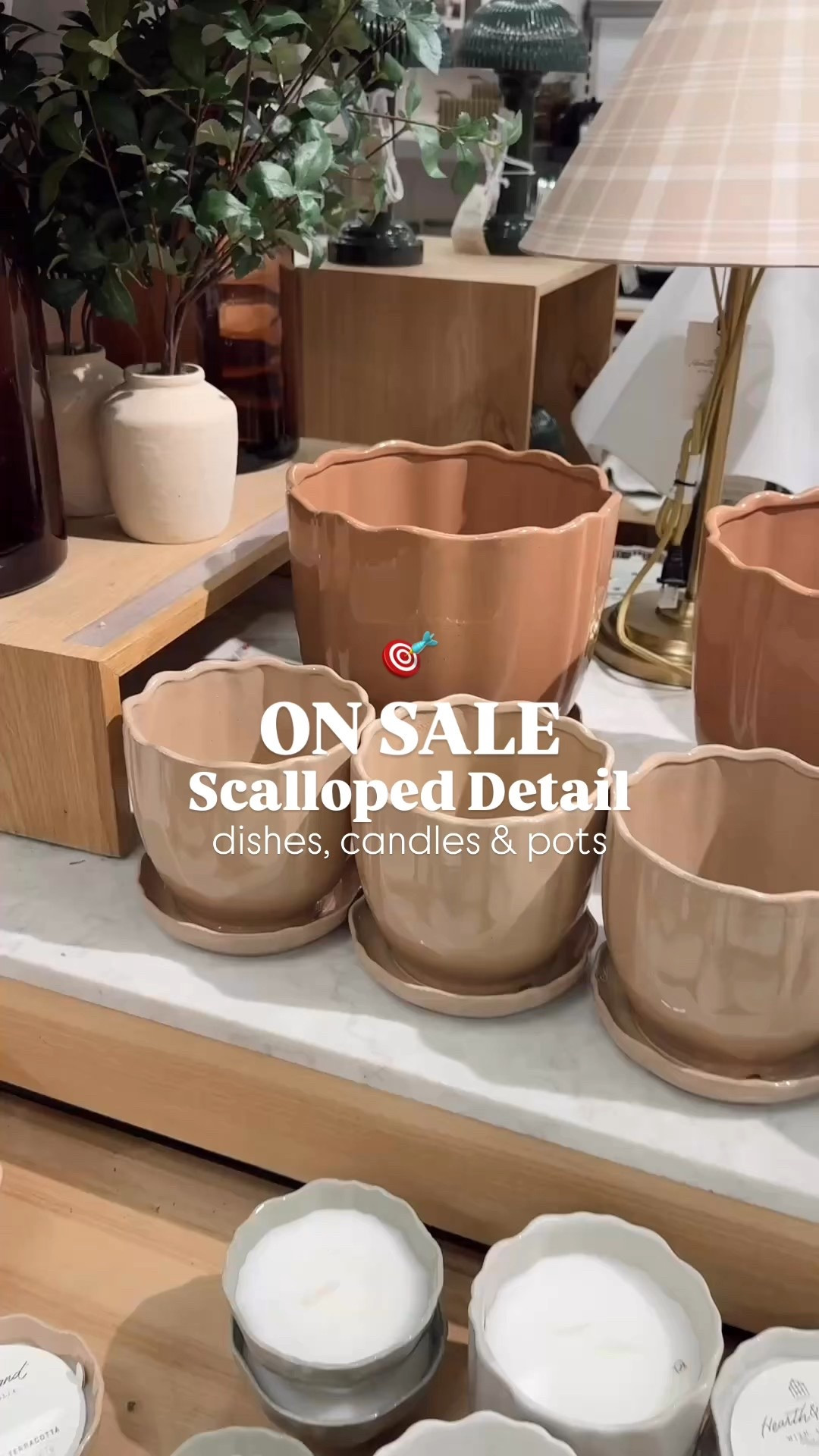 These beautiful scalloped details dishes, candles & pots are on sale!!! Perfect to add to your table, house and porch for spring 🌸✨

#LTKFamily #LTKFindsUnder100 #LTKHome