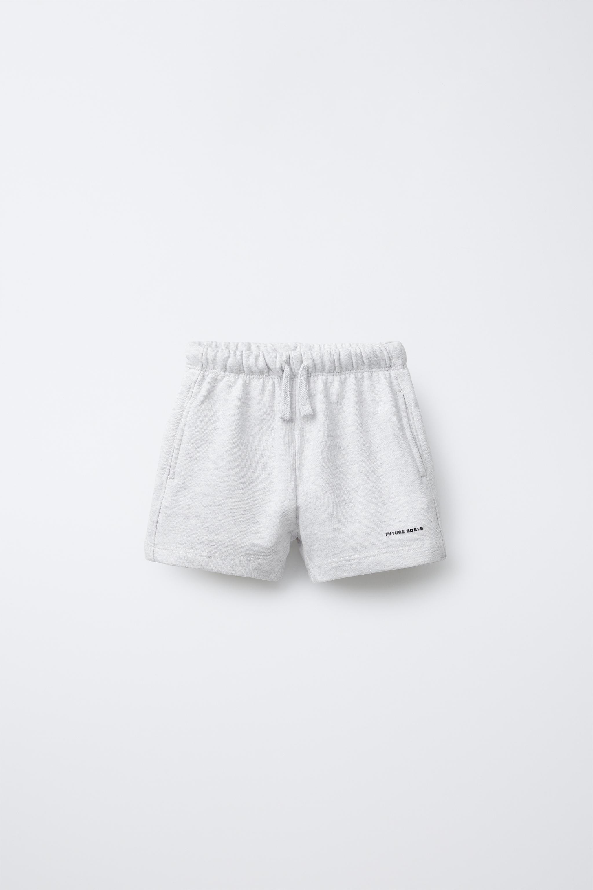 TEXT PLUSH SHORTS | Zara US