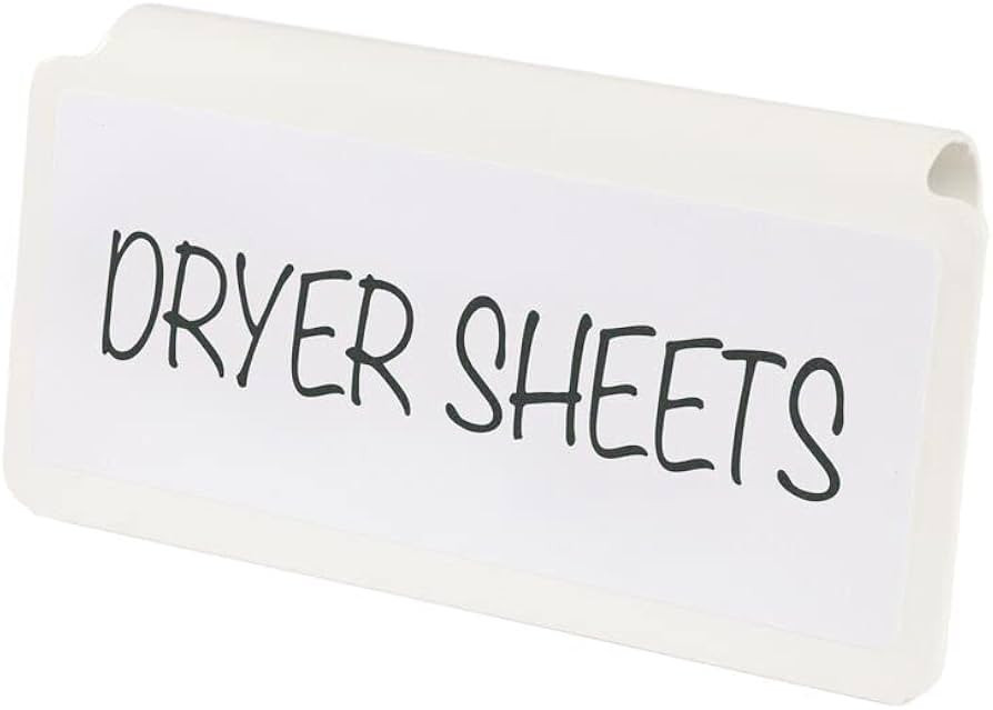 iDesign Ría Safford Metal Clip-On Labels for Storage Bins, Set of 8, Coconut | Amazon (US)
