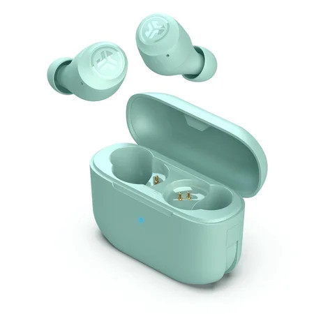 JLab Go Air Pop Bluetooth Earbuds, True Wireless with Charging Case, Mint | Walmart (US)