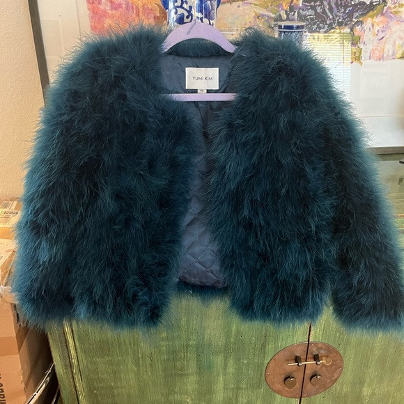 Yumi Kim feather jacket. Size extra small | Poshmark