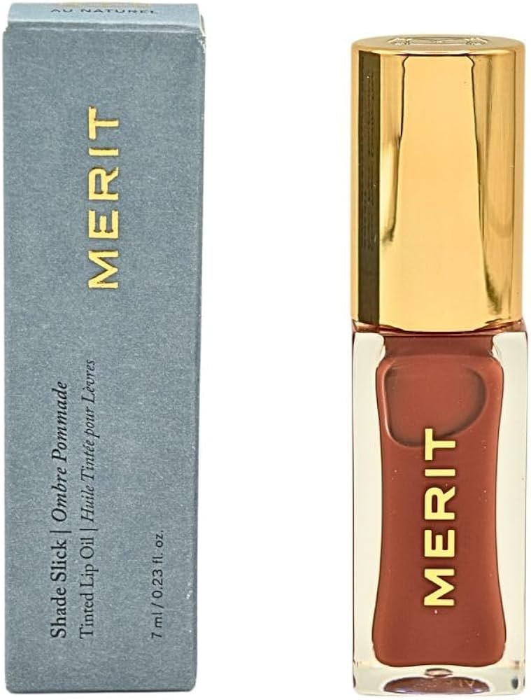 Merit Shade Slick Classics Tinted Lip Oil - Au Naturel - Warm Blush | Amazon (US)