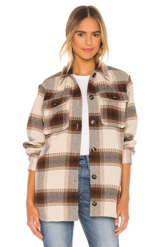 BB Dakota Lucky Lumber Jacket in Tan from Revolve.com | Revolve Clothing (Global)