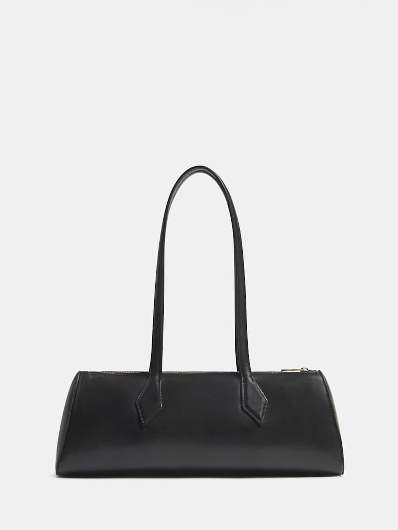 Reformation Sofia East West Shoulder Bag Black Leather | Reformation (Global)