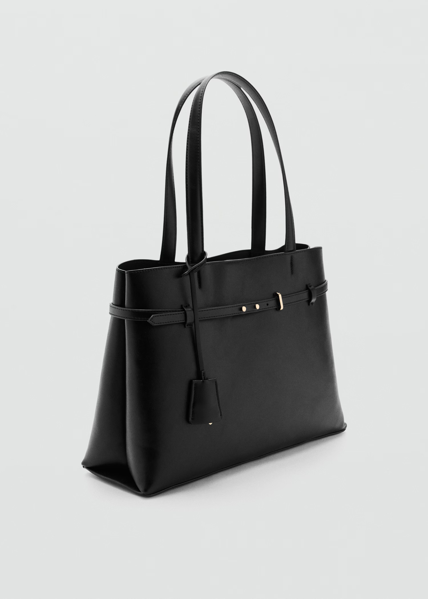 Shopper bag with charm | Mango (US/MX/AU)