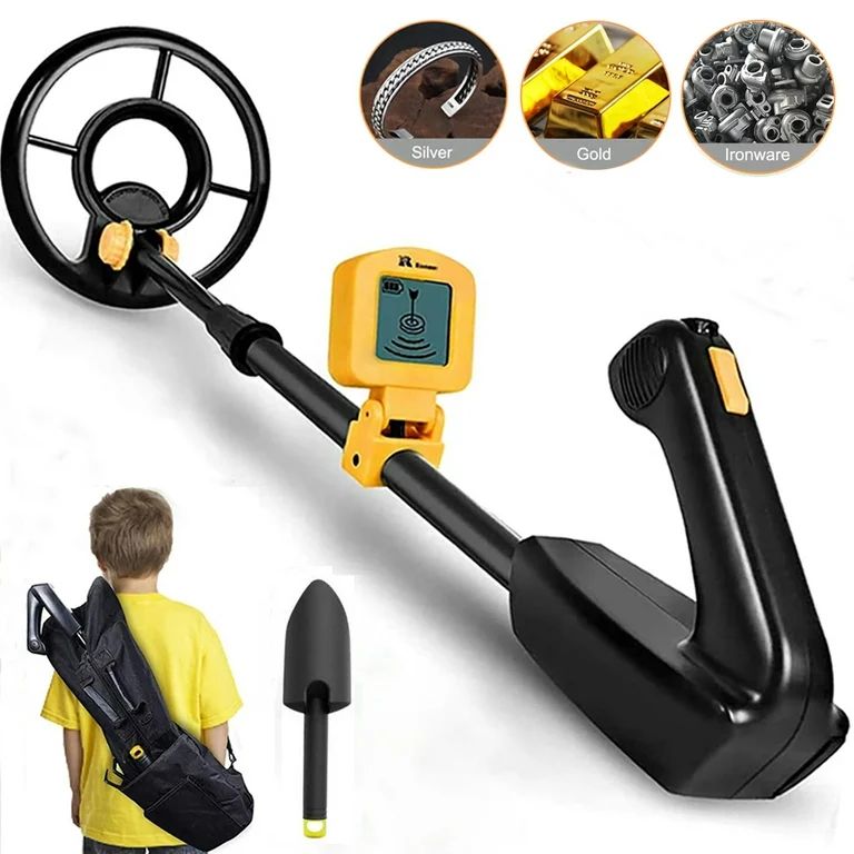GVDV Metal Detector for Kids - High Accuracy Gold Digger with 7.4 inch Waterproof Lightweight Sea... | Walmart (US)