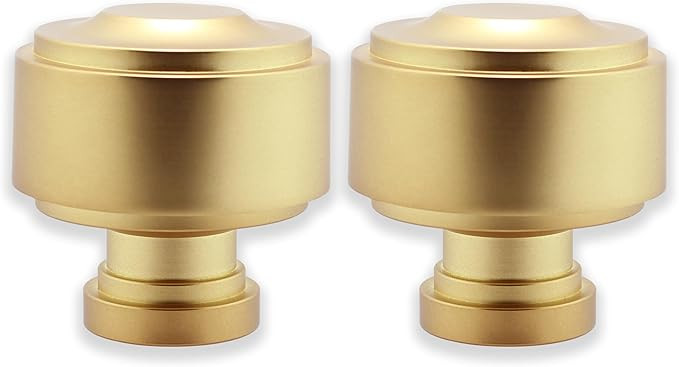 BLASTHOME™ Luxury Layers Knob Finials – Fits Only Signature Collection Curtain Rods (Rod Not ... | Amazon (US)