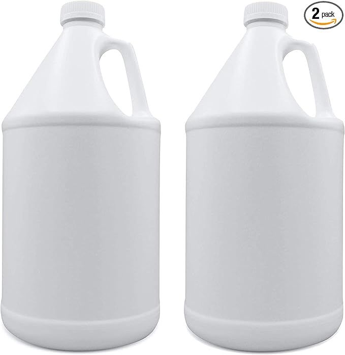 HavenLab Plastic Jug 2 Pack - Gallon Storage Containers with Cap and Reusable Leakproof Plug for ... | Amazon (US)