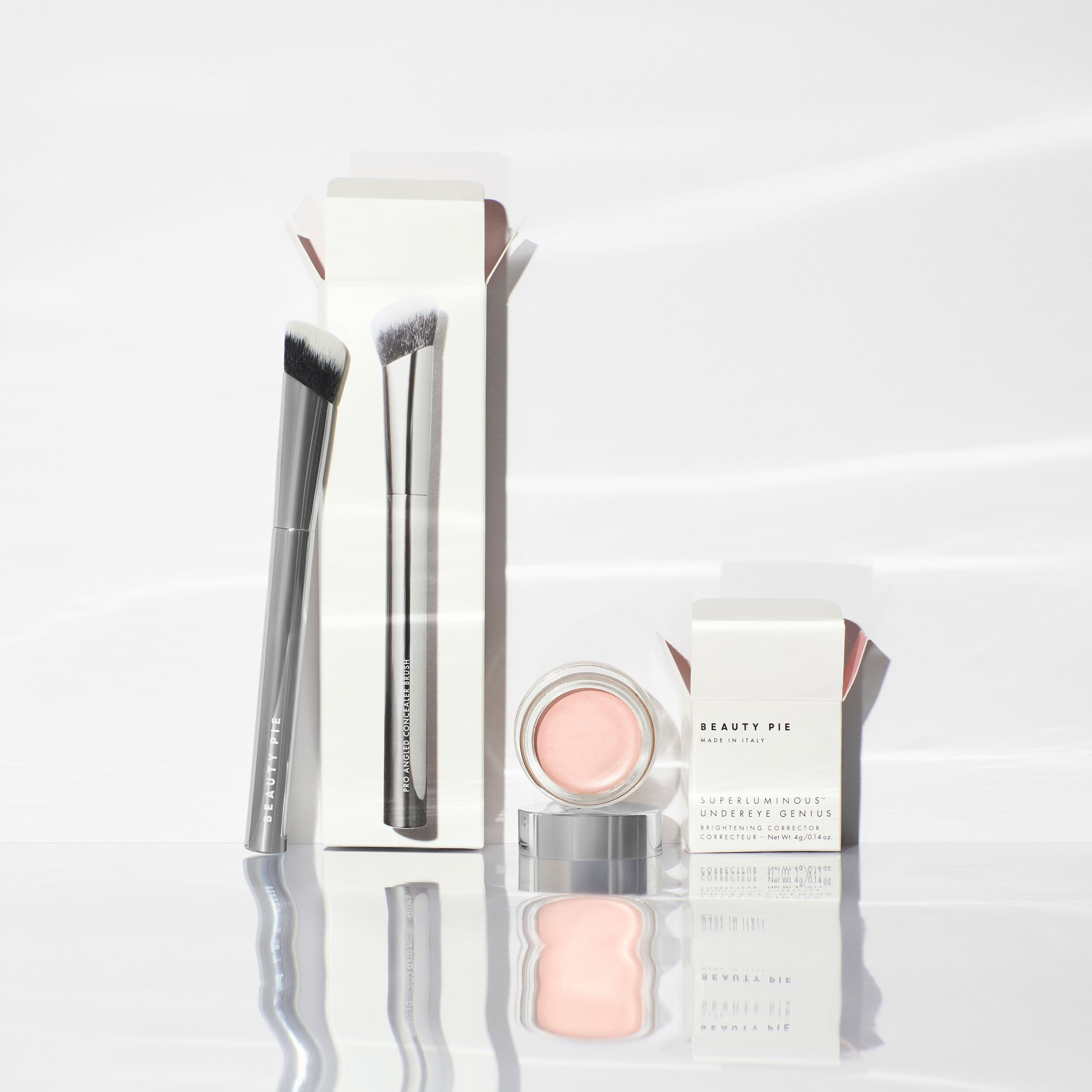 The Under-Eye Genius Light/Medium & Brush 002 | Makeup Kit | Beauty Pie | Beauty Pie (US)