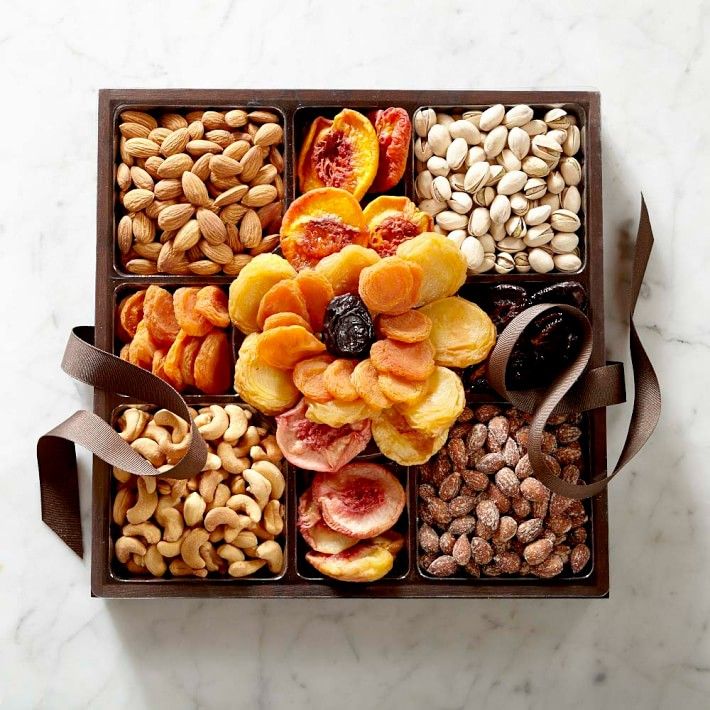 Dried Fruit & Nut Flower Gift Box | Williams-Sonoma