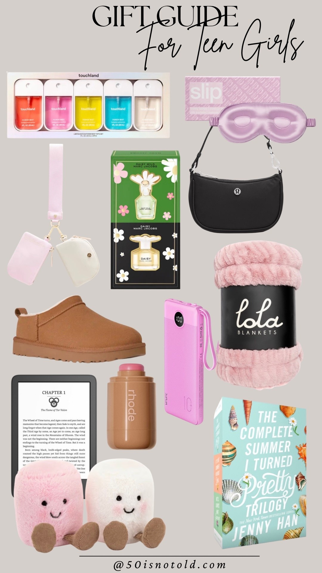 Holiday Gift Guide for Teen Girls | Tween Gifts | Ugg Slippers | Lululemon Wallet | Book Set | Portable Charger 

#LTKCyberWeek #LTKGiftGuide #LTKHoliday