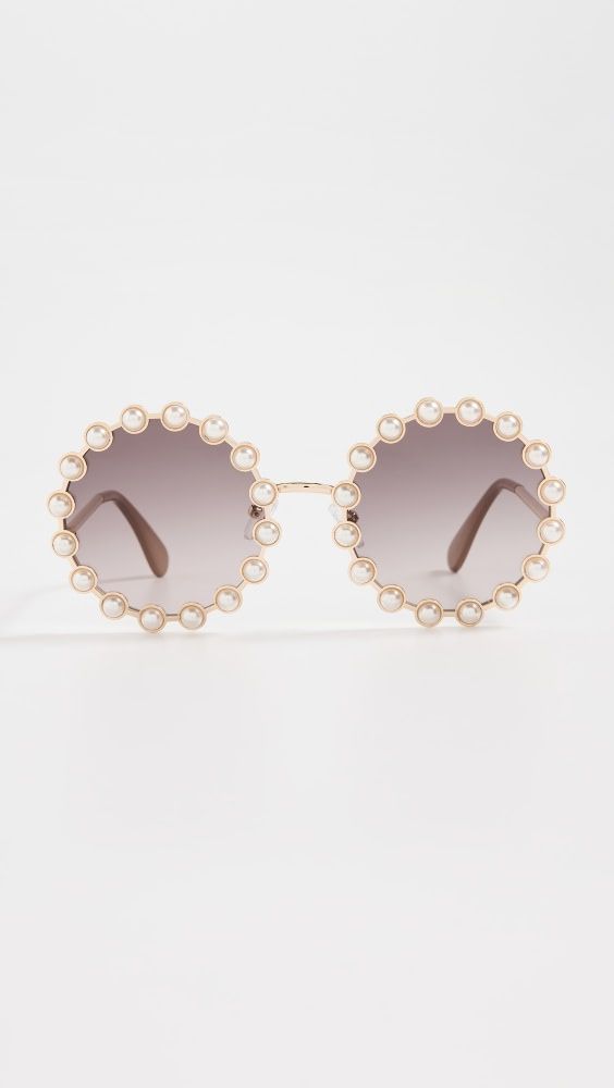 Lele Sadoughi Pearl Elton Sunglasses | Shopbop | Shopbop
