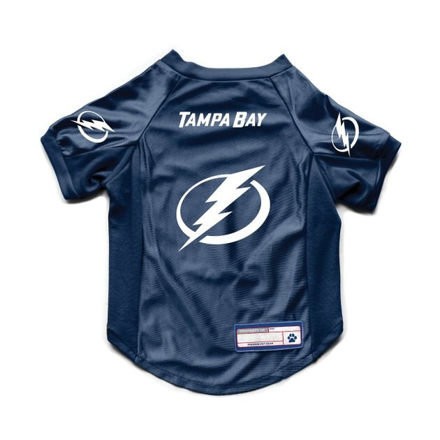 LITTLEARTH NHL Stretch Dog & Cat Jersey, Tampa Bay Lightning, Large - Chewy.com | Chewy.com
