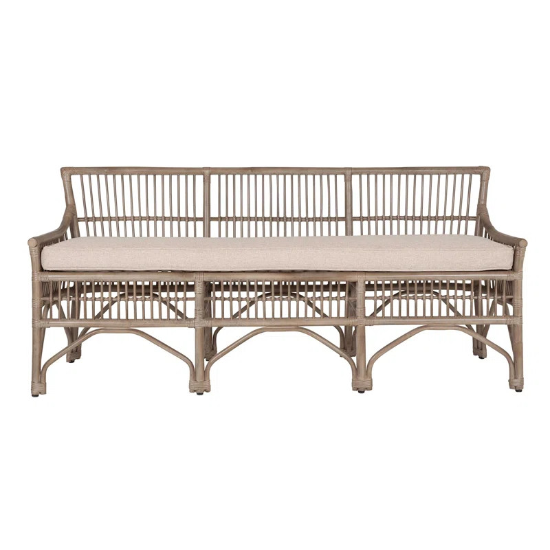 Barkley Wicker Bench | Wayfair North America