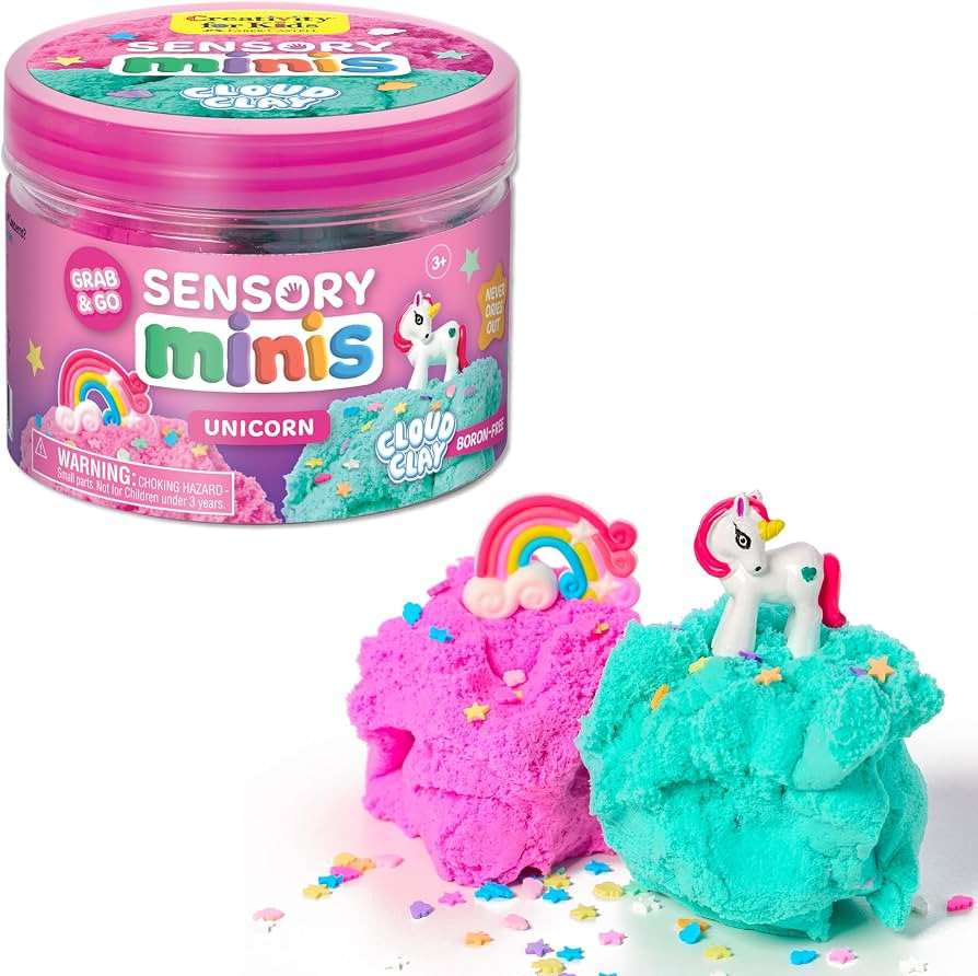 Creativity for Kids Sensory Minis Unicorn Kit | Cloud Clay Sensory Toy for Kids | Summer Activiti... | Amazon (US)