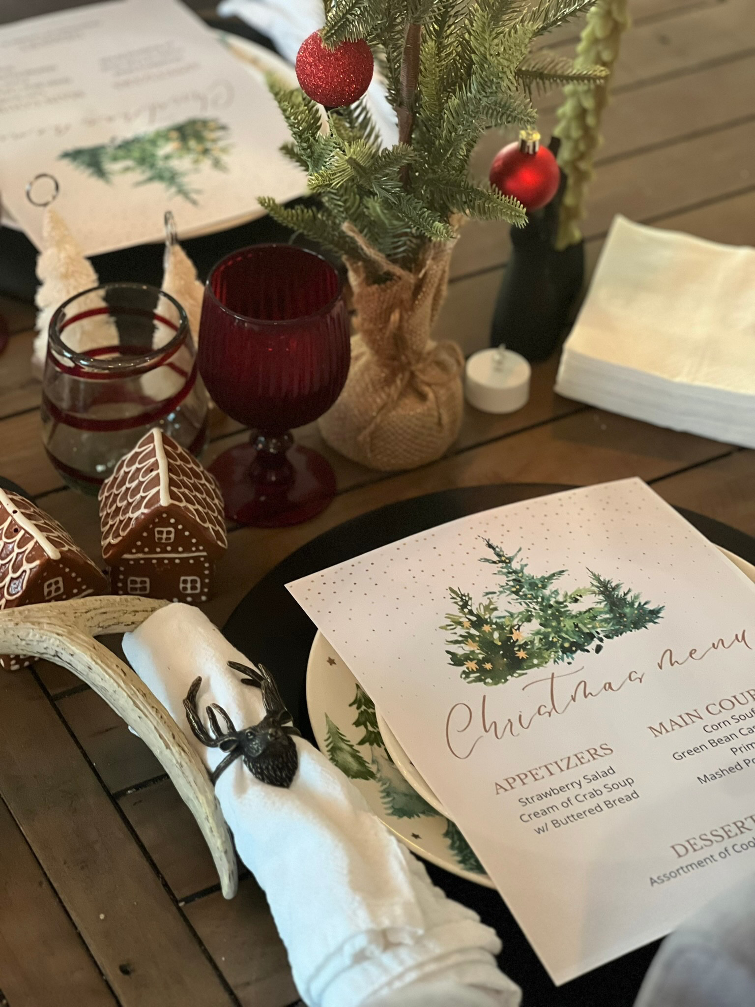 gingerbread salt and pepper shaker from pottery barn for the holidays. loving the gingerbread holiday tablescape collection for hosting 

 #LTKHoliday #LTKSeasonal #LTKParties