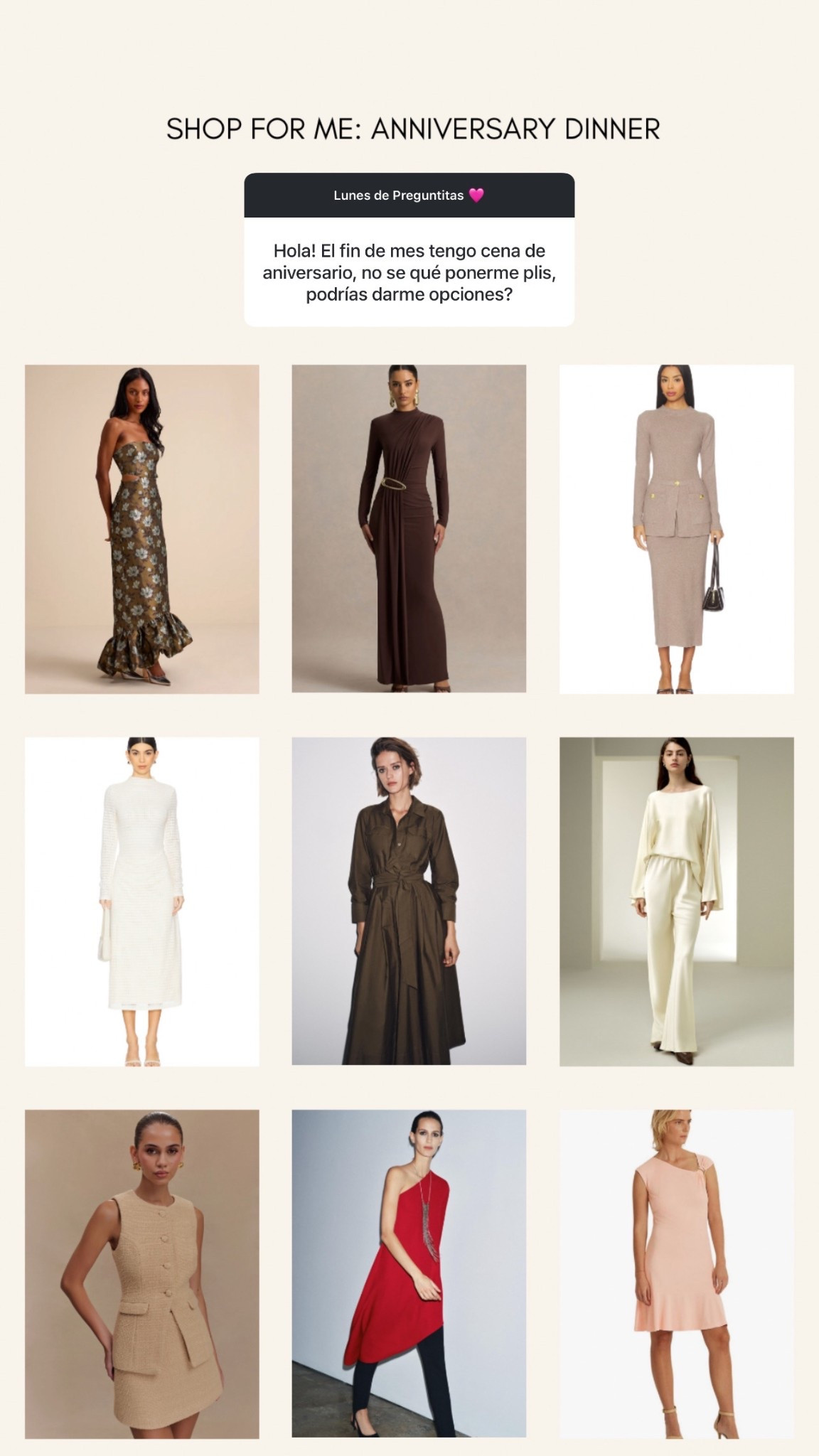 Anniversary dinner fall outfits 

#LTKHoliday #LTKParties #LTKSeasonal