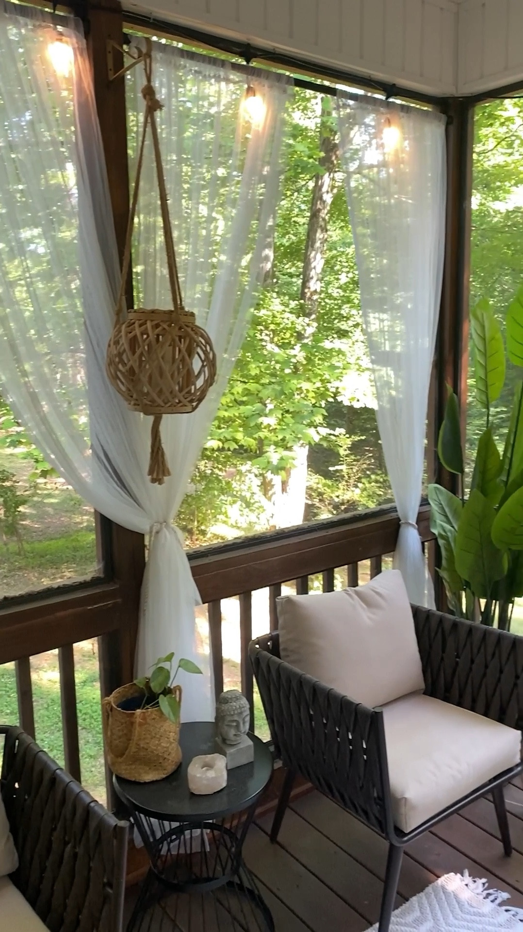 Getting my outdoor space ready for the warmer weather! Loving my boho screened in porch patio space, it’s so simple yet peaceful!

Outdoor decor | patio refresh | screened in porch | boho decor | summer vibes 

#LTKHome #LTKSummerSales
