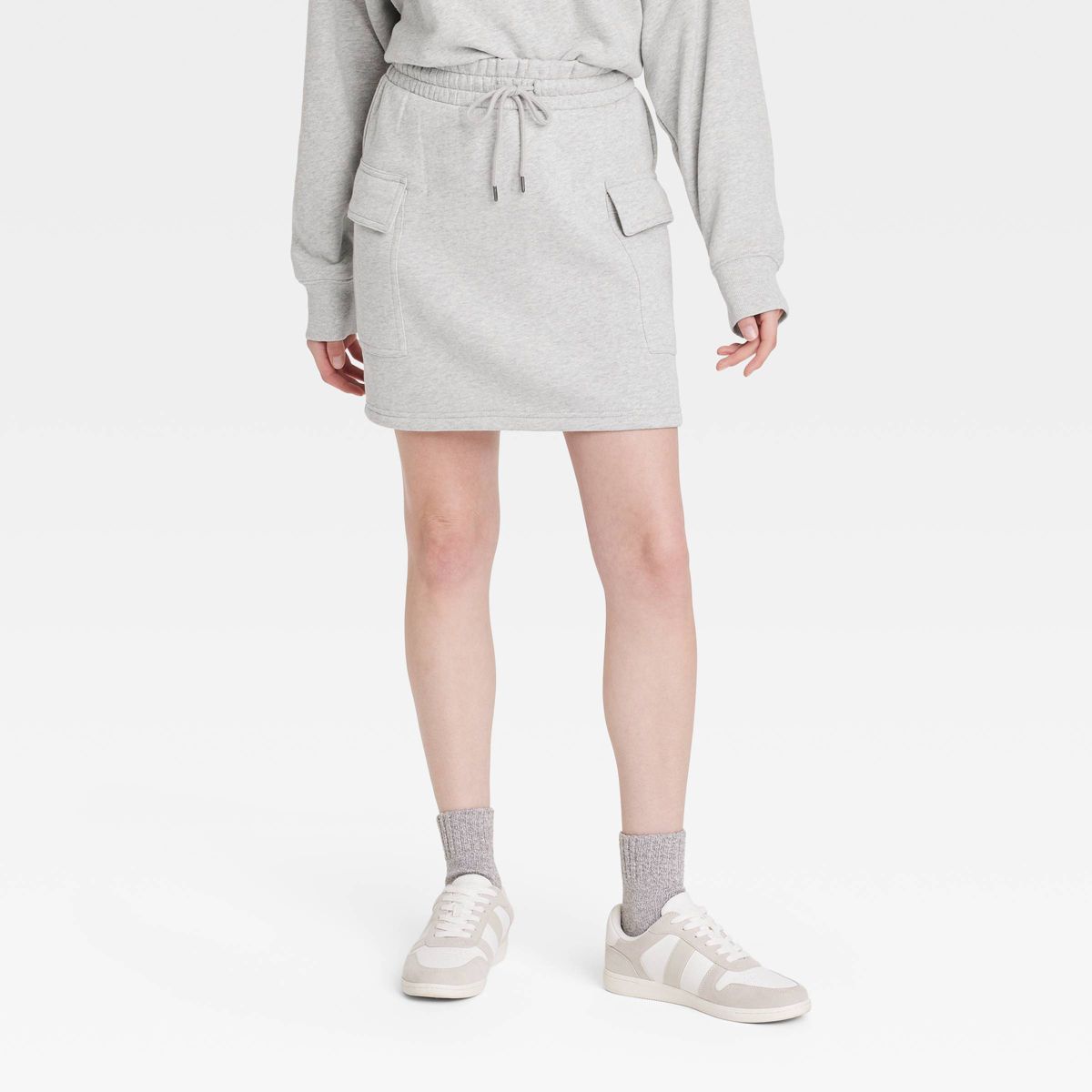 Women's Fleece Cargo Mini Skirt - Universal Thread™ | Target