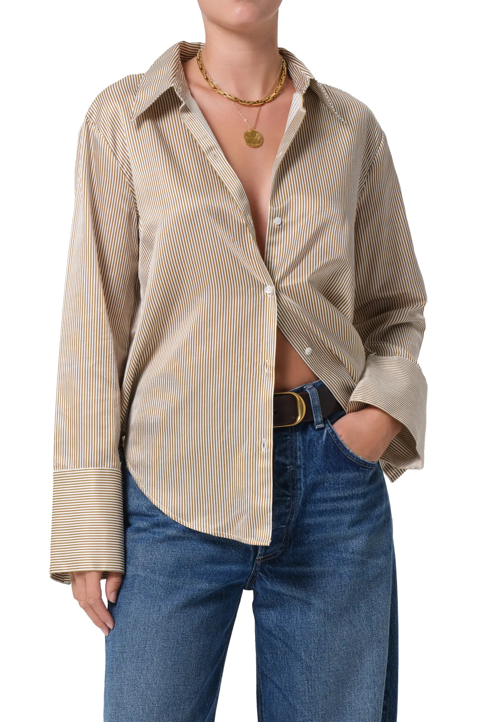 Camilia Cotton & Silk Button-Up Shirt (Women) | Nordstrom | Nordstrom
