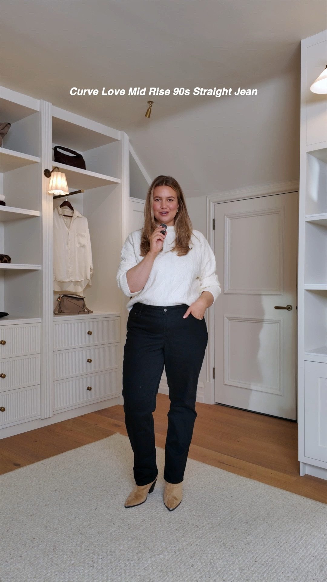 ad My fave @Abercrombie jeans 👖 ⭐

Curve Love Mid Rise 90s Straight Jean - No Fade Black

Curve Love High Rise 90s Relaxed Jean

High Rise Vintage Straight Jean

Curve Love High Rise 90s Relaxed Velvet Jean

Curve Love High Rise Loose Jean

High Rise Vintage Straight Jean

Cream knit - XL

Wearing sized W33 Reg or Long 

#LTKmidsize #LTKwinter #LTKjeans